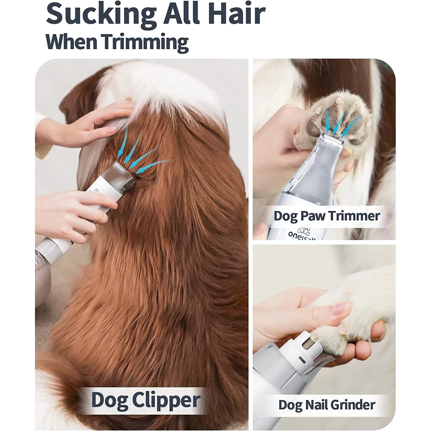 LM2 Dog Grooming Kit Replacement Accessories - Filter + Sponge