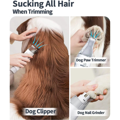 LM2 Dog Grooming Kit Replacement Accessories - Filter + Sponge