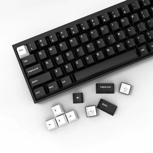 168 Keys Double Shot PBT Keycap Custom Keycap Cherry Profile Keyboard Keycaps for Cherry Gateron MX Switches Gaming Keyboard