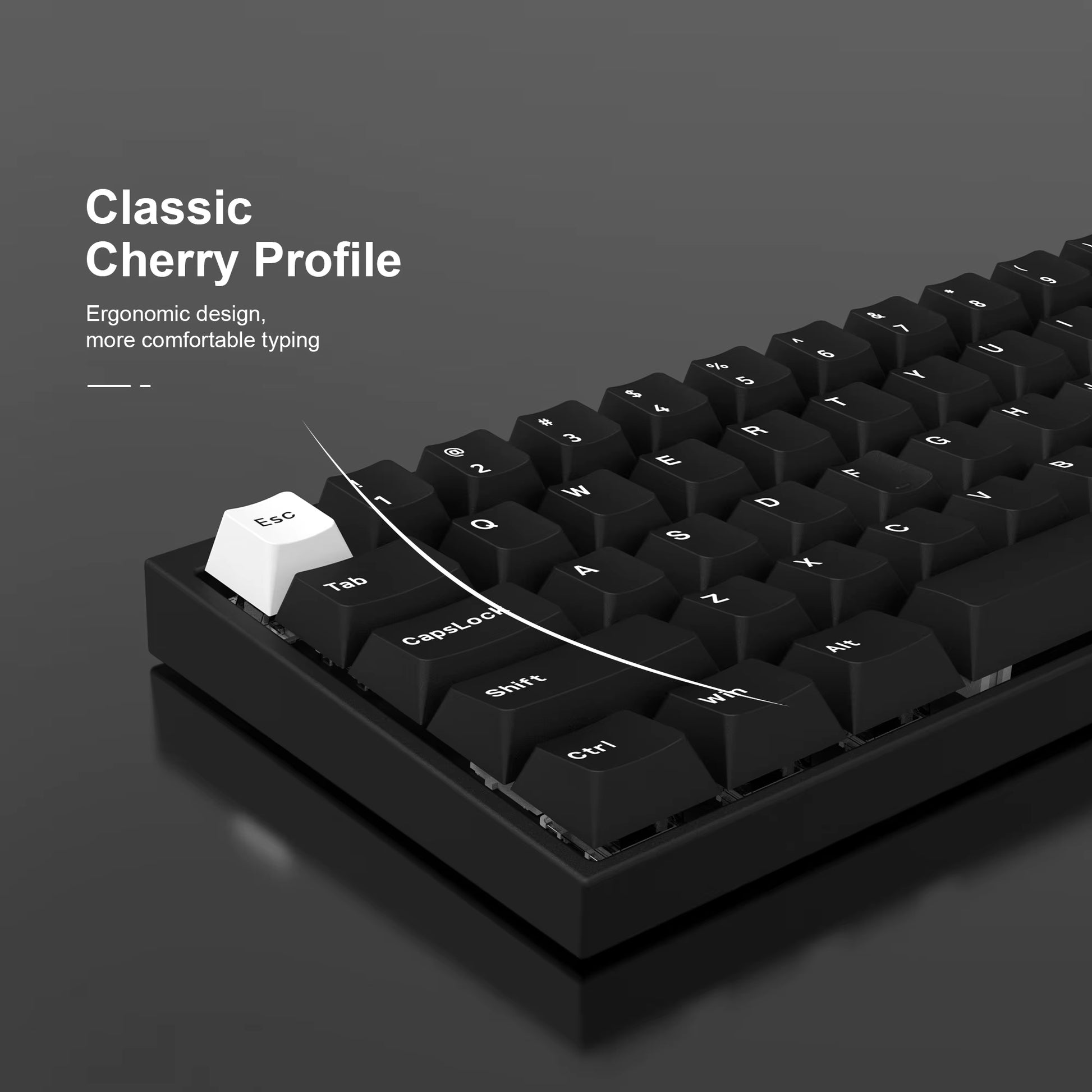 168 Keys Double Shot PBT Keycap Custom Keycap Cherry Profile Keyboard Keycaps for Cherry Gateron MX Switches Gaming Keyboard